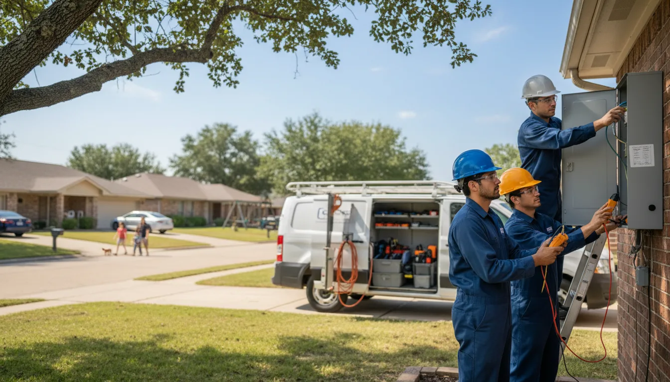 Certified electrician providing emergency electrical services in Saint Marys, WV